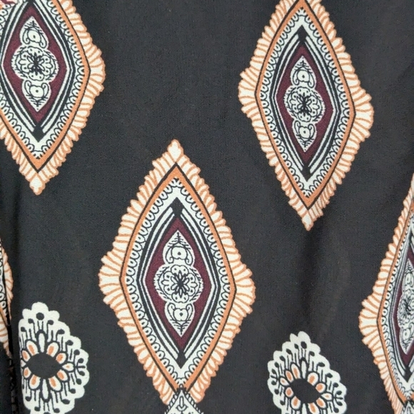 Roz & Ali size 2X tunic shift dress or tunic in geometric print - Picture 9 of 14